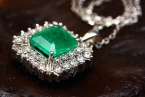 silver and green gemstone studded necklace Is Emerald Rarer Than Diamond In Real Life?