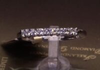 #17590 | T0.27ct | Nine Round Brilliant Diamond Eternity Ring | Set in 18ct White Gold