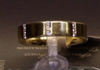 #8169 | Diamond Wedding Band | Set In 18ct Yellow Gold