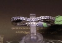 #86064 |  T0.25ct | Round Brilliant Shaped Wedding Band | Set in Platinum