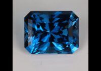 Barion Emerald Cut Blue Topaz Gemstone 27.62cts