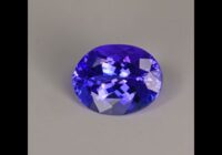 Blue Violet Oval Tanzanite Gemstone 2.60cts