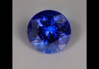Blue Violet Round Brilliant Tanzanite Gemstone 1.58cts
