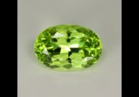 Oval Peridot Gemstone 5.84cts