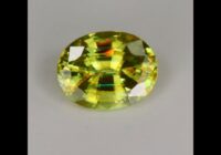 Oval Sphene Gemstone 2.77cts