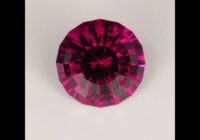Round Brilliant Cut Rhodolite Garnet Gemstone 6.44cts