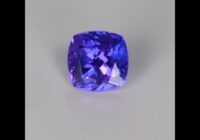 Square Cushion Tanzanite Gemstone 1.37cts