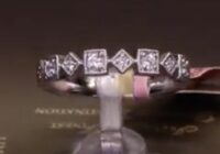 #67168 | T0.15ct | Round Brilliant and Marquise Diamond Shaped Wedding Band | 18ct White Gold