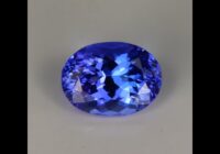 Violet Blue Oval Tanzanite Gemstone 1.98cts