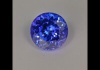 Violet Blue Round Brilliant Cut Tanzanite Gemstone 1.92cts