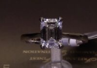 #87577 | T2.07ct | Emerald Cut Solitaire | Set in Platinum