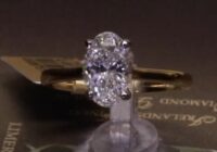 #87579 | T1.55ct | Oval Solitaire | Set in 18ct Yellow Gold