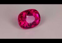 Antique Cushion Rubelite Tourmaline Gemstone 6.40cts