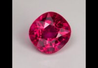 Antique Cushion Rubellite Tourmaline Gemstone 2.94cts