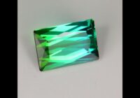 Emerald Cut Bi-Color Tourmaline Gemstone 4.06cts