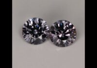Matched pair of Grey Spinel Gemstones 1.72cts
