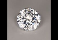 Round Brilliant Cut White Zircon Gemstone 4.57cts