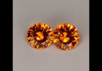 Spessartite Garnet Pair