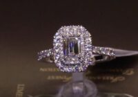 F1 14798H2 | T1.38ct | Emerald Cut Double Halo with Diamond Shoulders | Set in Platinum