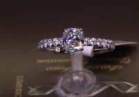 F1 | Cushion Solitaire with Diamond Shoulders and Crown of Diamonds under head | Platinum