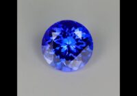 Violet Blue Round Brilliant Tanzanite Gemstone 2.22cts