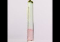 16.22ct Light Bicolor Red & Green Tourmaline Crystal