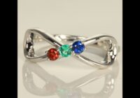 3 Stone Infinity Mothers Ring*