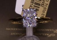 #88143 | T1.57ct | Radiant Solitaire with Diamond Bezel Under Head | Set in 18ct Yellow Gold