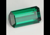 Blue Green Emerald Cut Tourmaline