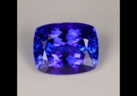Blue Violet Antique Cushion Tanzanite Gemstone 4.51cts
