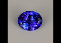 Blue Violet Oval Tanzanite Gemstone 2.24cts