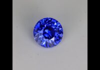 Color Change Round Brilliant Sapphire Gemstone 1.60cts