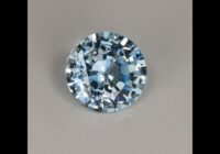 Grey/violet Round Brilliant Sapphire Gemstone 1.47cts