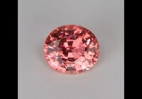 Oval Padparadscha Sapphire Gemstone 1.55cts