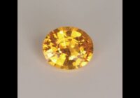 Oval Yellow Sapphire Gemstone 1.27cts