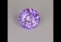 Purple Round Brilliant Sapphire Gemstone 1.09cts
