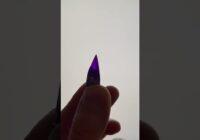 Trichroism in a Natural Tanzanite Crystal