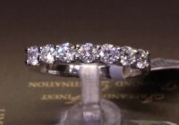 #64885 | T0.75ct | Round Brilliant Seven Stone Eternity Ring | Set in Platinum