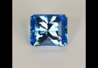 Barion Style Emerald Cut Aquamarine Gemstone 6.42cts