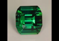 Emerald Cut Blue Green Tourmaline Gemstone 14.20cts