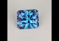 Green/Blue Barion Style Emerald Cut Tanzanite Gemstone 4.99cts