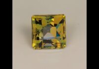 Natural Untreated Stepped Square Tanzanite Gemstone 7.77cts