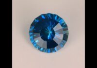 Round Brilliant Cut Montana Sapphire Gemstone 1.34cts