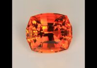 Stepped Antique Cushion Citrine Gemstone 5.80cts