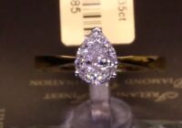 #35085 | T0.35ct | Pear Cluster | Set in 18ct Yellow Gold