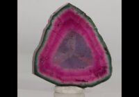 Watermelon Tourmaline Slice