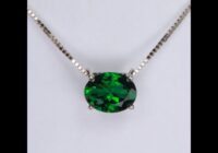 1.88ct Chrome Tourmaline Necklace
