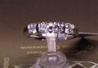 #89681 | 0.75ct | Four Stone Round Brilliant Bar Set Diamond Band | Set in Platinum