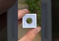 11.56ct Fancy Natural Golden Green Tanzanite #tanzanite #gemstone #gemstonejewelry