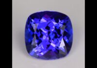 3.51ct Antique Cushion Tanzanite Gemstone